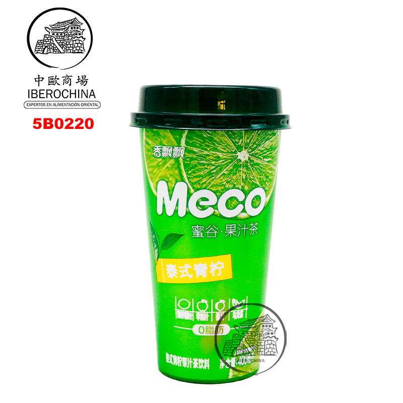 BEBIDA TE FRUTAS *MECO* 香飘飘蜜谷果汁茶泰式青柠 400ml/15