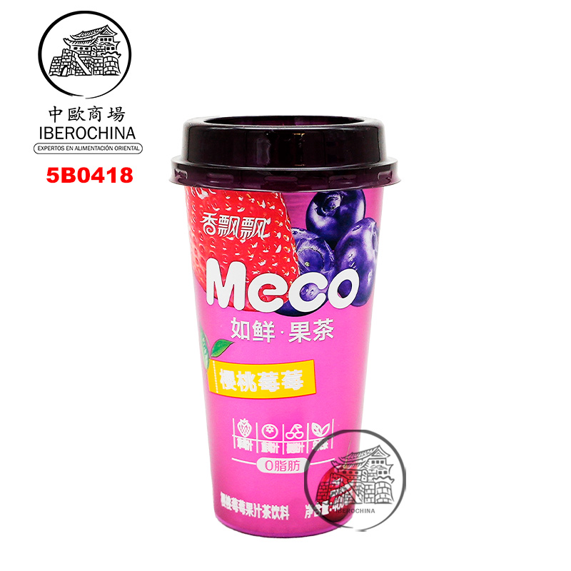 [501691/5B0418] BEBIDA CEREZA *MECO* 香飘飘樱桃莓莓 400ml/15
