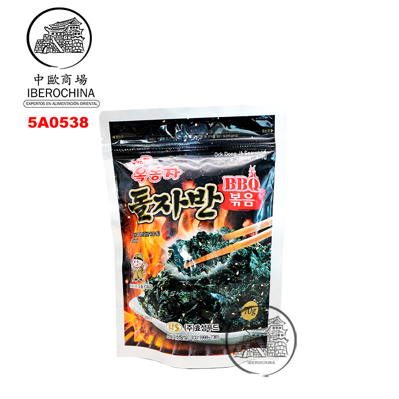 [501510/5A0538] SNACK ALGA COPO BBQ *OCK-DONG-JA* 玉童子烧烤味海苔碎 70g/20