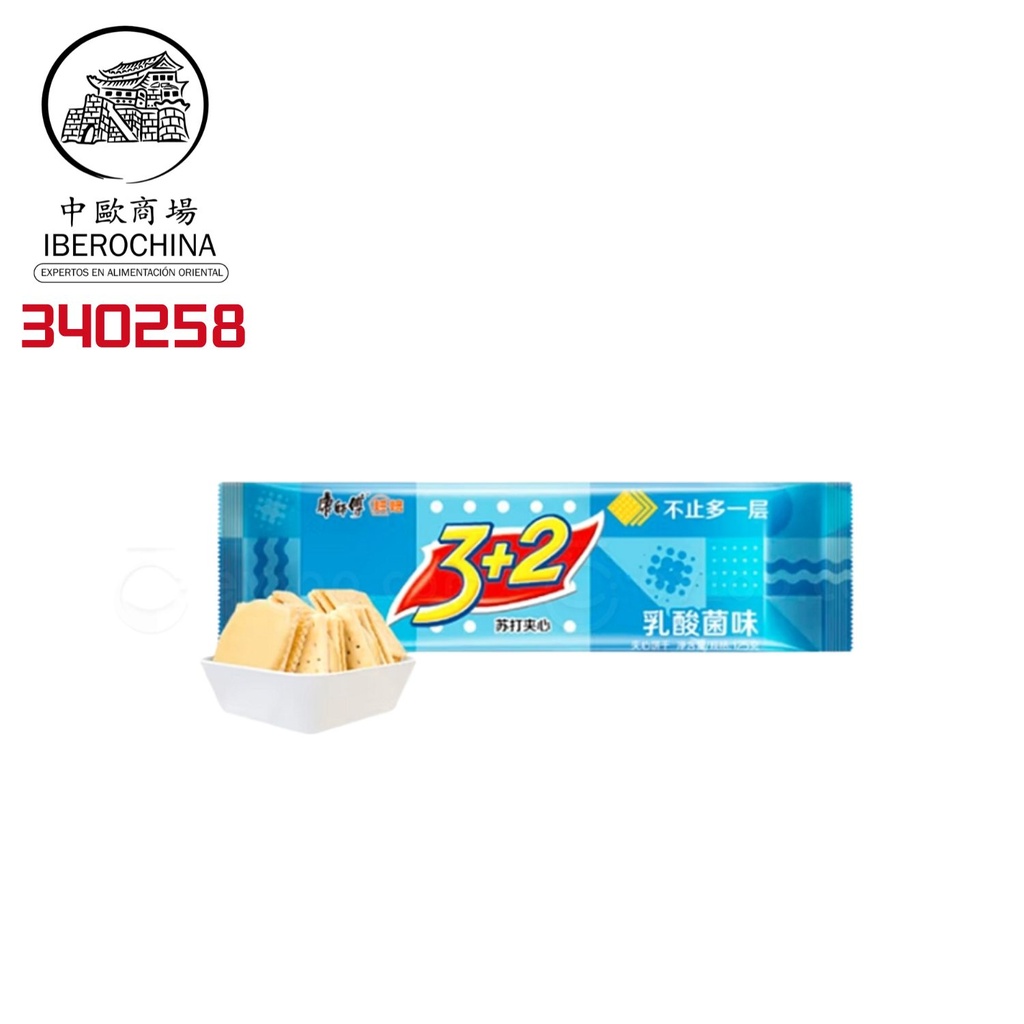 GALLETA DE YOGURT *MR KONG* 康师傅乳酸菌味苏打夹心饼干 125g/24