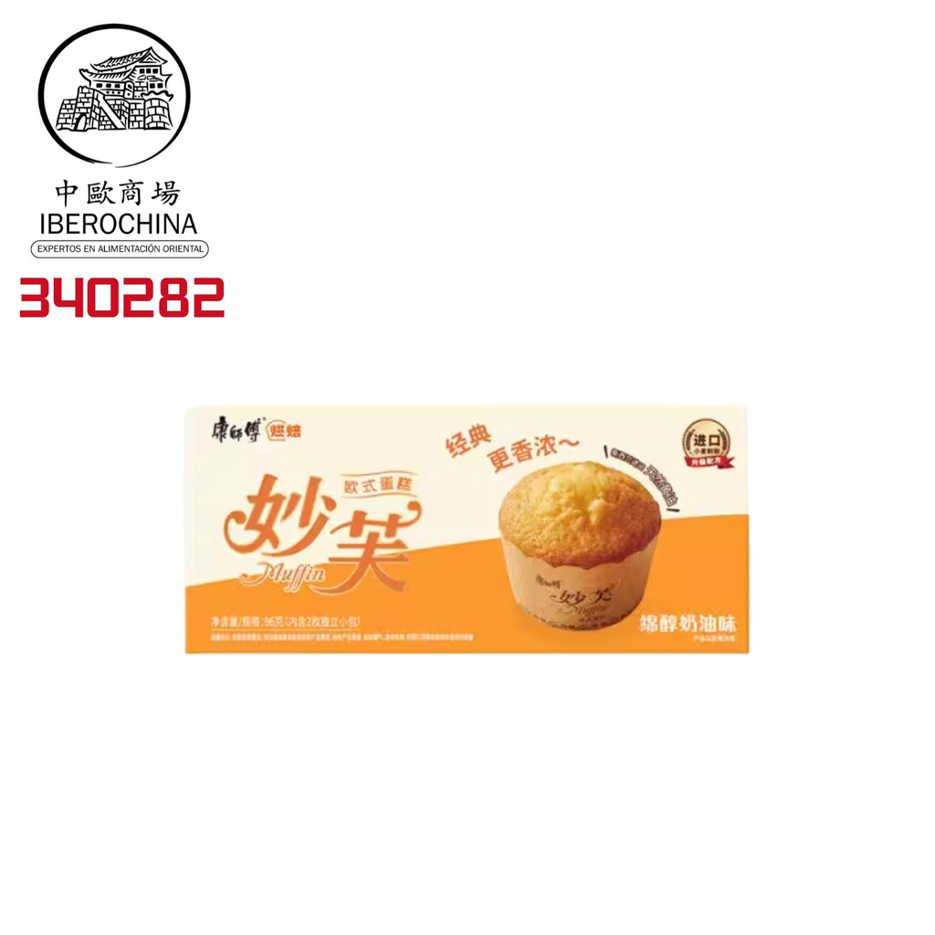 TARTA DE NATA *MR KONG* 康师傅奶油味妙芙蛋糕 96g/24