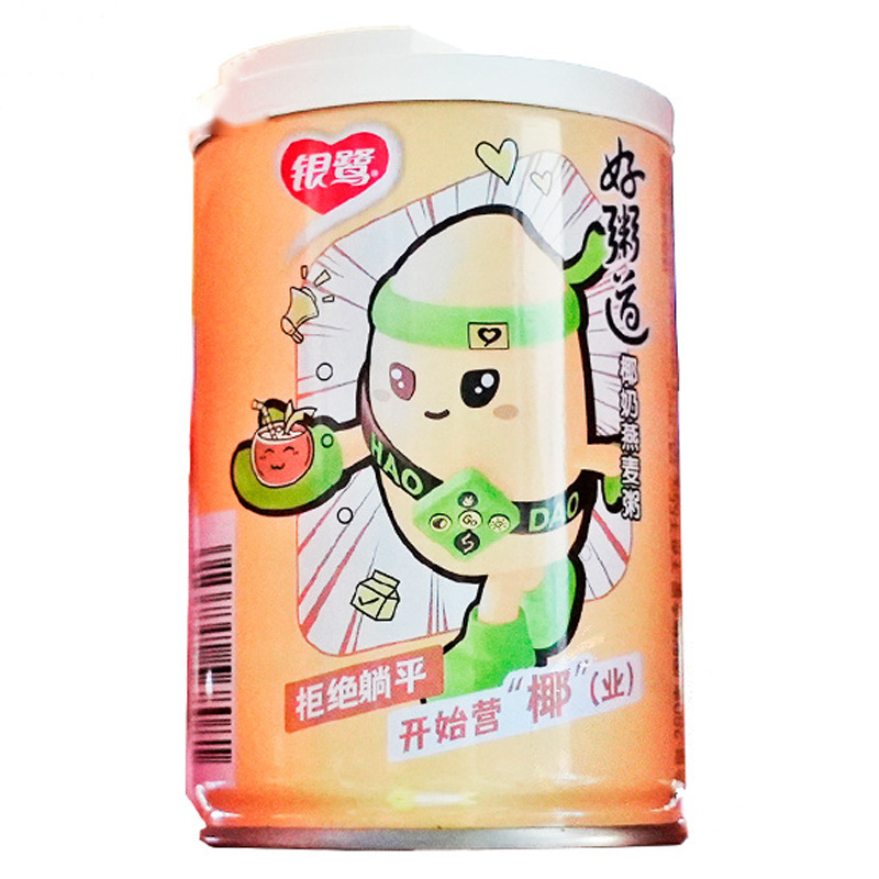 ARROZ DULCE COCO CEREALES *YINLU* 银鹭好粥道椰奶燕麦粥 280g/12