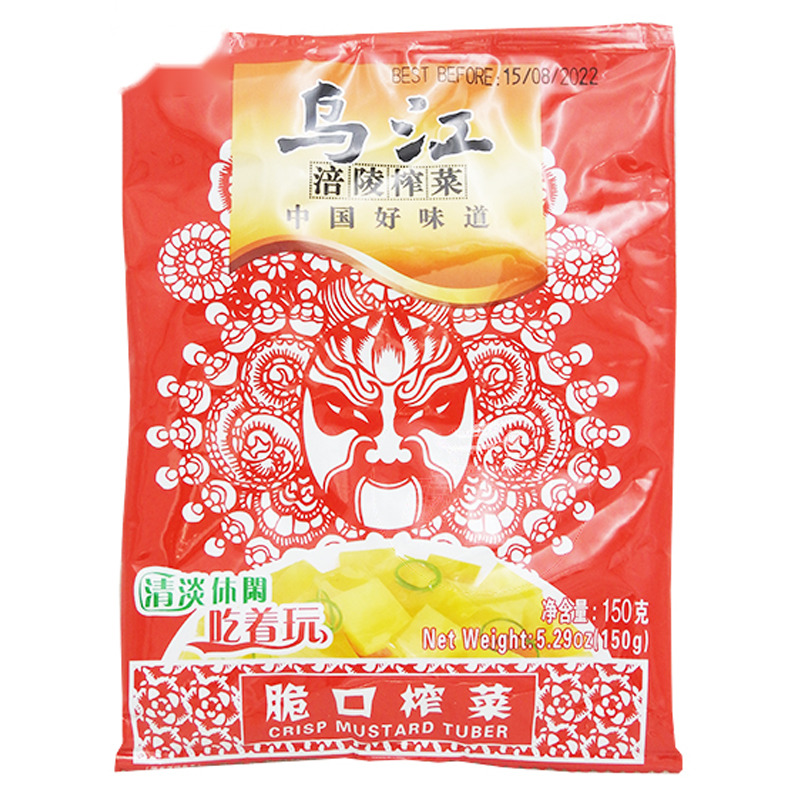 [502262/5M0150] MOSTAZA CONSER. CRUJIENTE *WUJIANG* 乌江古坛榨菜 80g/100