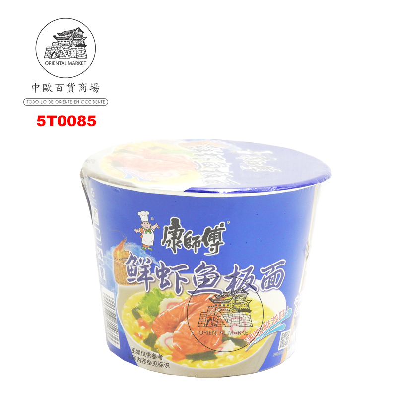 FIDEO BOWL DE MARISCO *KANGSHIFU* 康师傅鲜虾鱼板碗面 101g/12