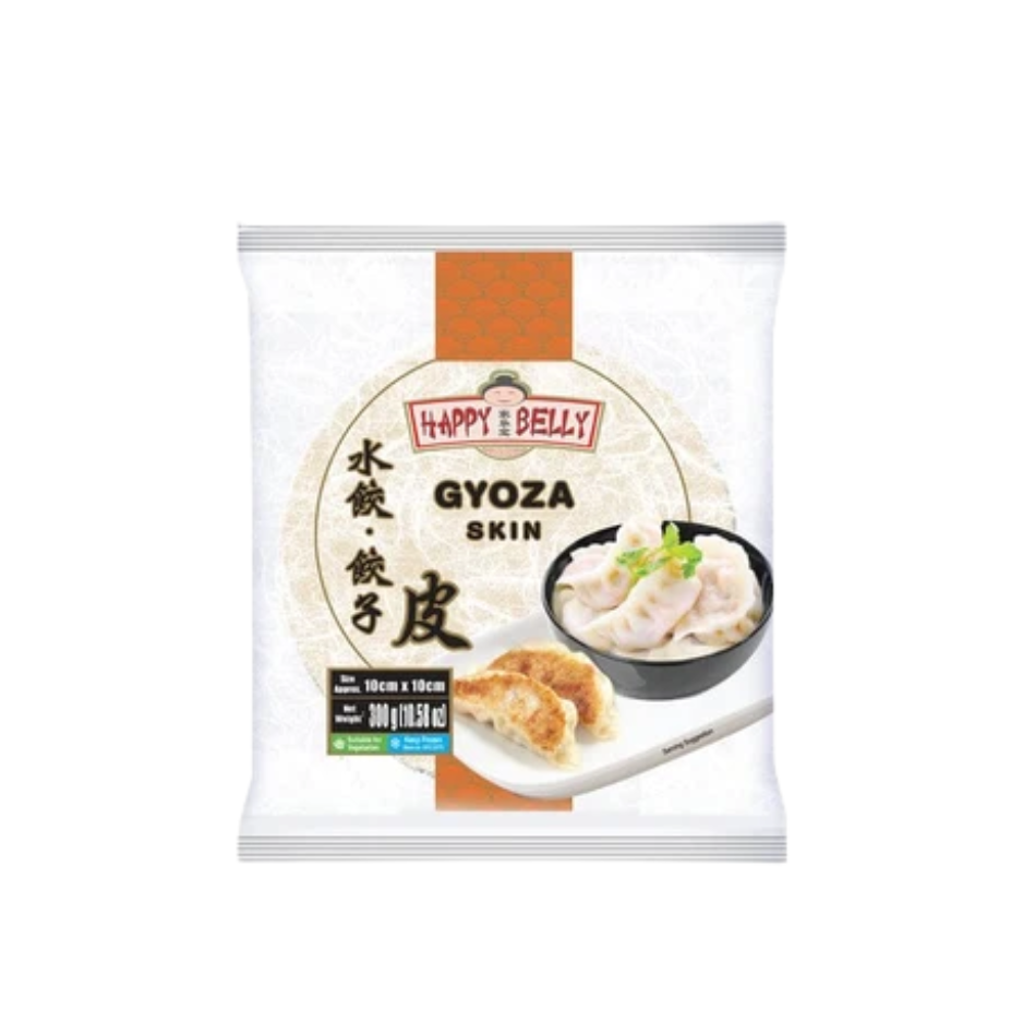 PASTA GYOZA 38H (10mm) CONGELADA *HAPPY BELLY* 家乐宝冻饺子皮 300g/30