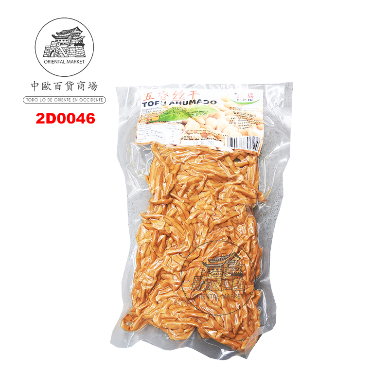 TOFU TIRAS 5 ESPECIAS*KANGFU* 康福五香豆腐丝 300g