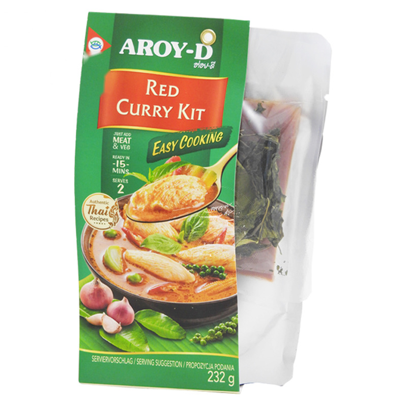 KIT CURRY ROJO *AROY-D* 红咖喱配料包 232g/6