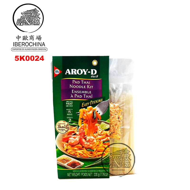 KIT PAD THAI *AROY-D* 泰式炒河粉料包 220g/6