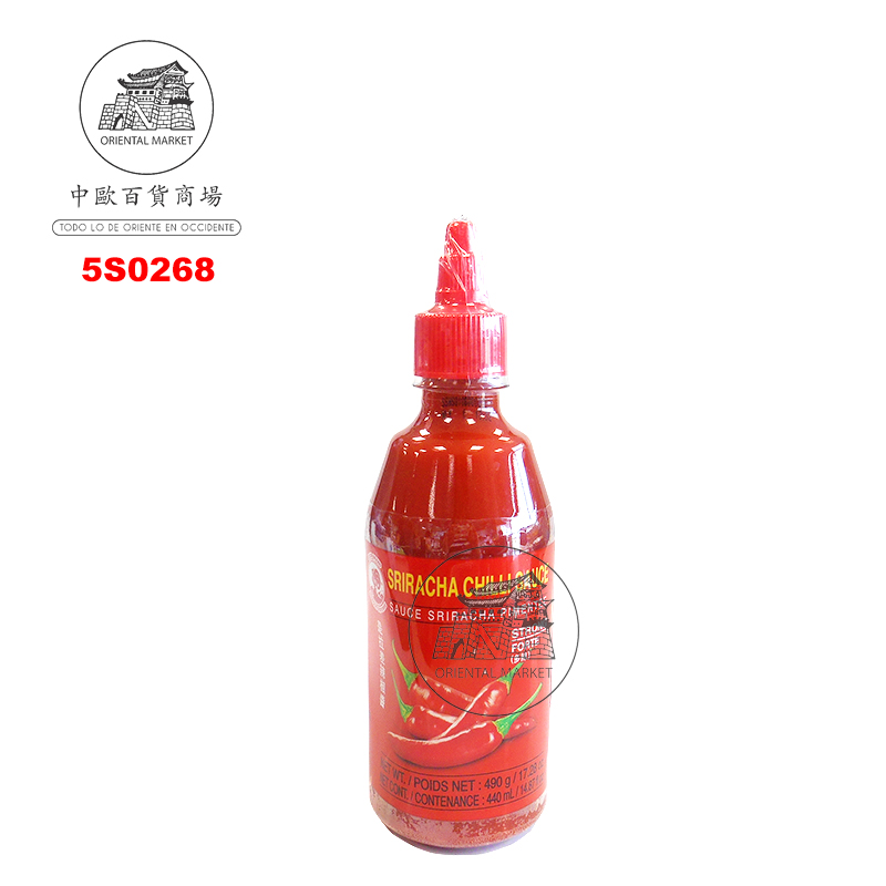 [502625/5S0268] SALSA SRIRACHA *COCK* 鸡标是拉差酱 490g/12