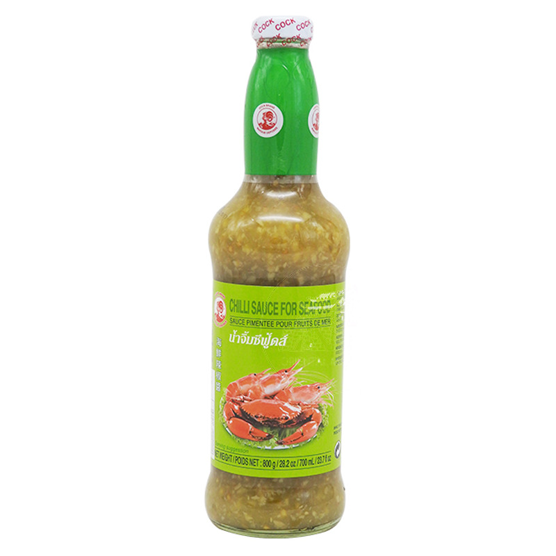 [502490/5S0863] SALSA CHILI MARISCO *COCK* 鸡标海鲜辣酱 800g/12