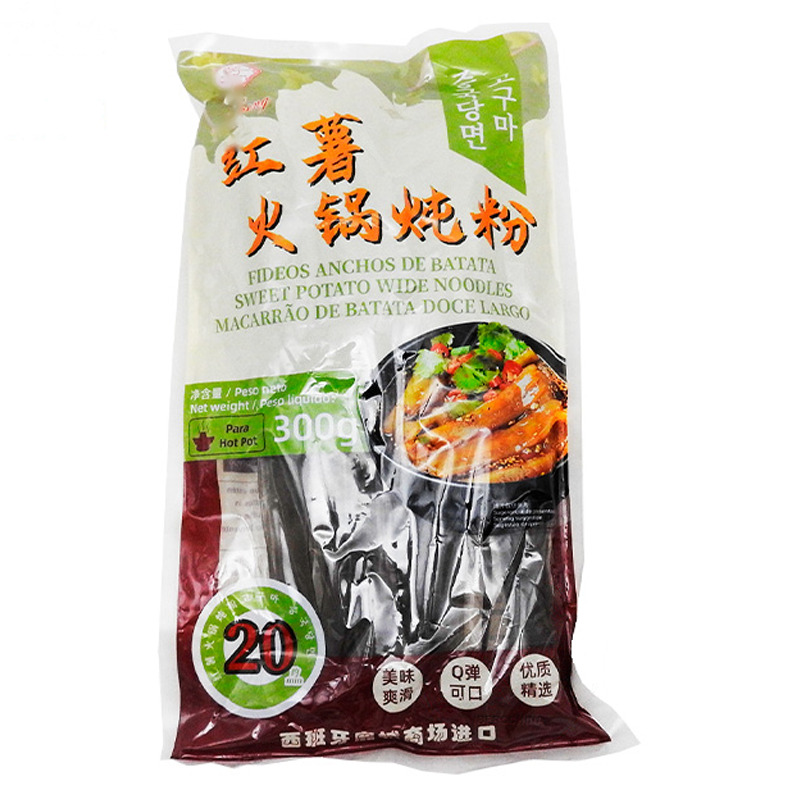 FIDEO DE BONIATO ANCHO  红薯火锅炖粉 300g/20