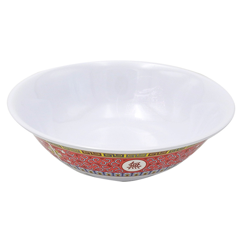 [900668/886109] CUENCO PLASTICO*3110*  塑红万寿汤碗 25cm/48