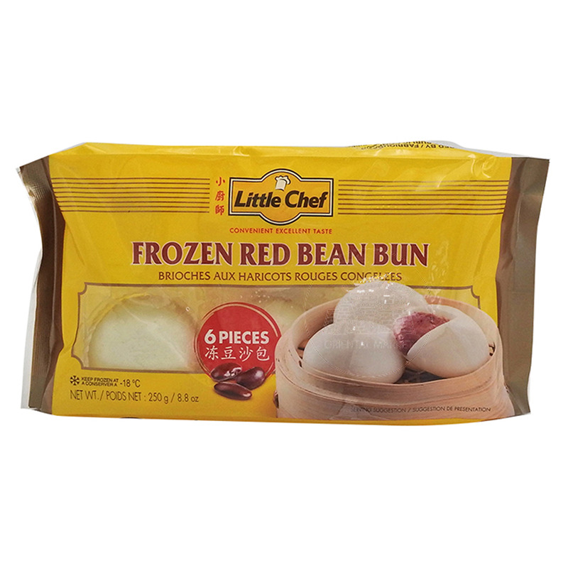 PAN SOJA ROJA CONGELADO *LITTLE CHEF* 小厨师冻豆沙包 250g/24