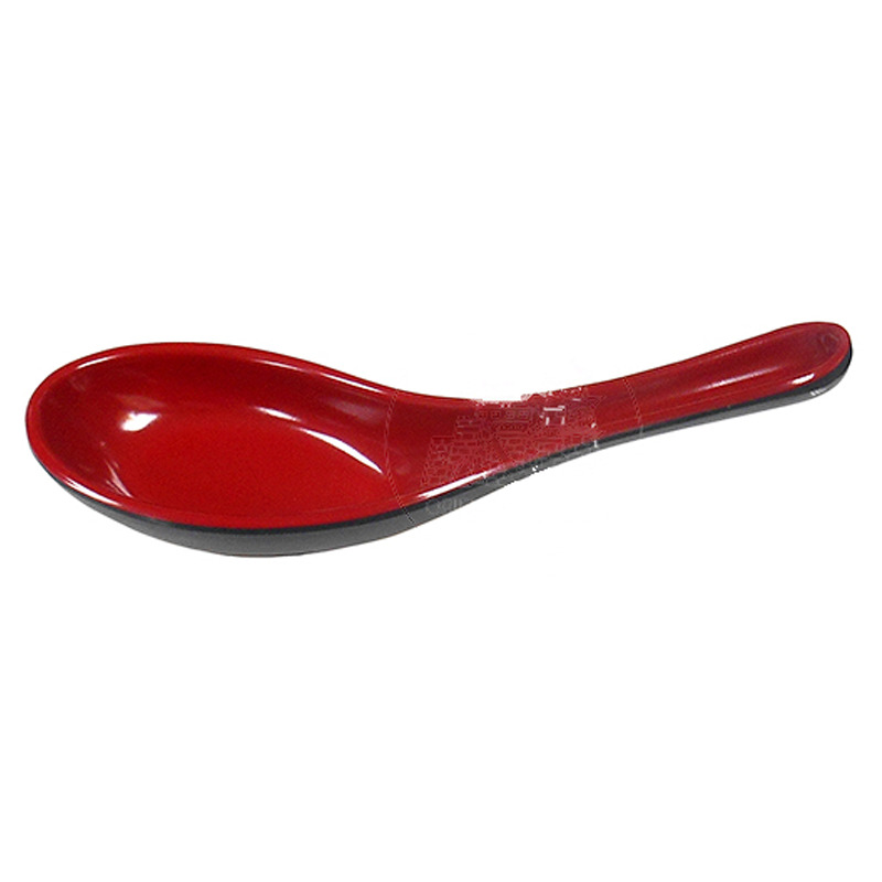 [900628/884058] CUCHARA PLASTICA *0008* 塑紅黑湯匙 /800