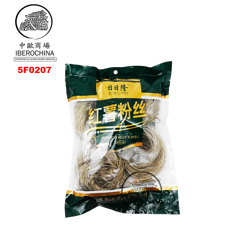 [502017/5F0207] FIDEO DE BONIATO REDONDO 日日隆红薯圈粉 280g/50