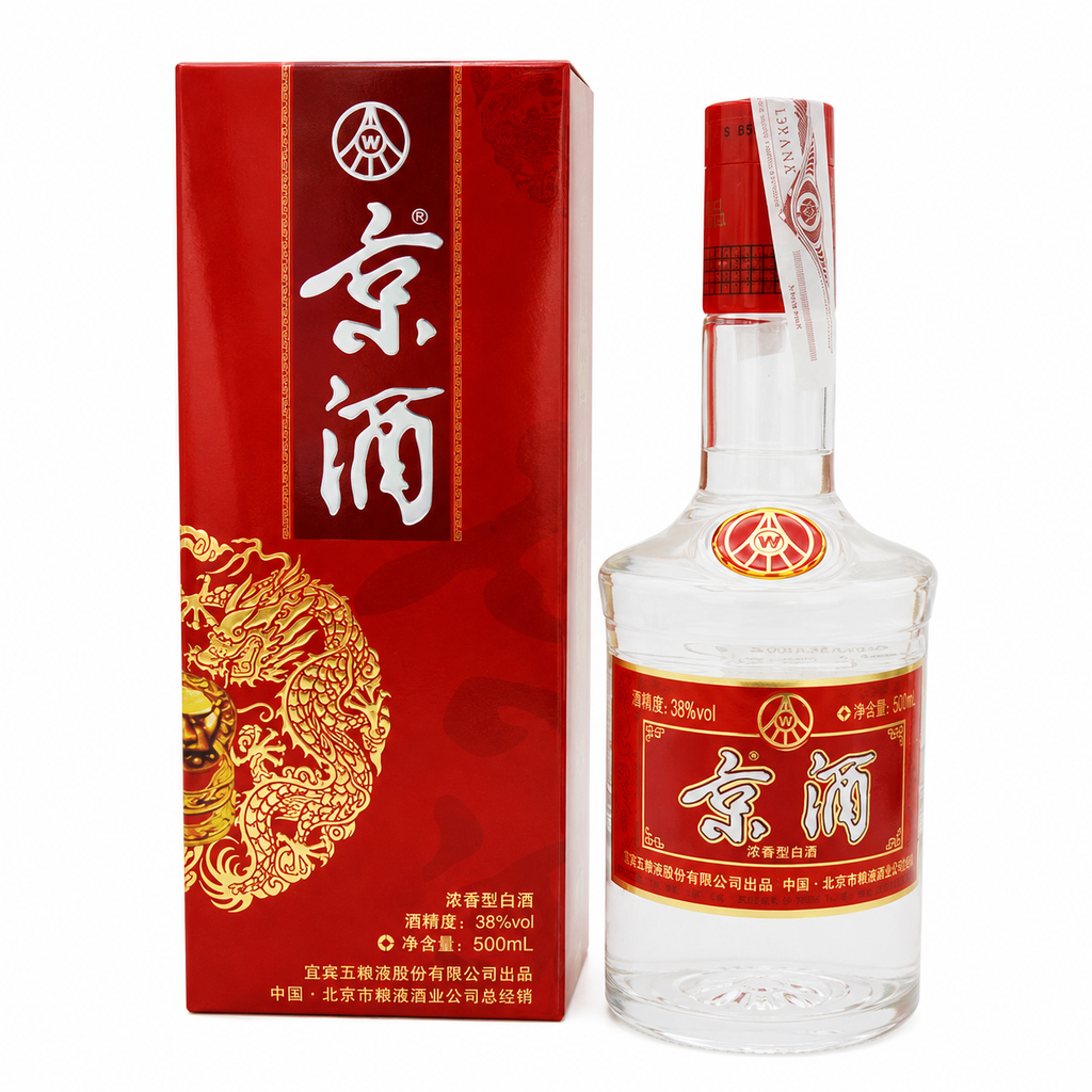 [501532/5A0236] AGUARDIENTE (38%) JINJIU *WULIANGYE* 五粮液京酒 500ml/6