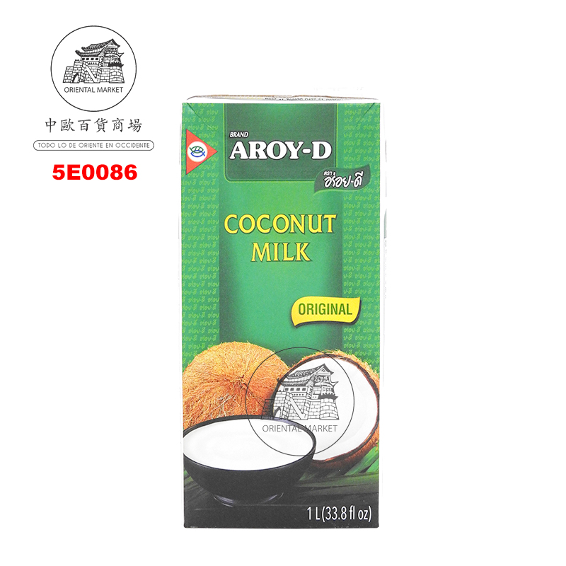 LECHE COCO *AROY-D* 纯椰奶 1L/12