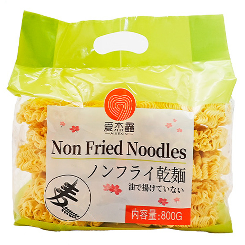 RAMEN ESTILO JAPONÉS NO FRITO *AI JIE XIN* 爱杰鑫非油炸日式拉面 800g/12