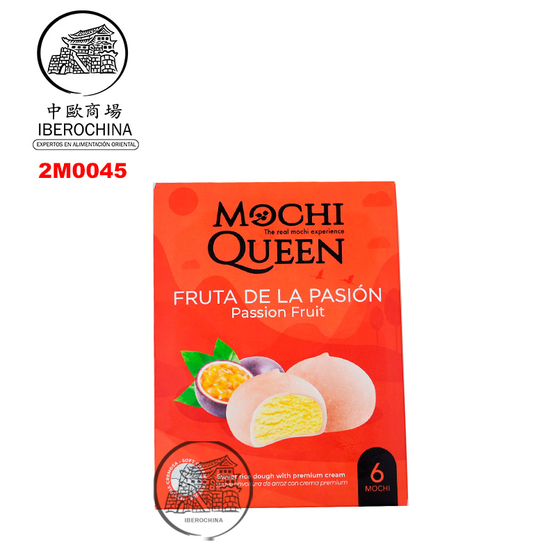 MOCHI FRUTA PASION (ESTUCHE) *MOCHI QUEEN* 百香果麻糬精装盒 32g/6u/10