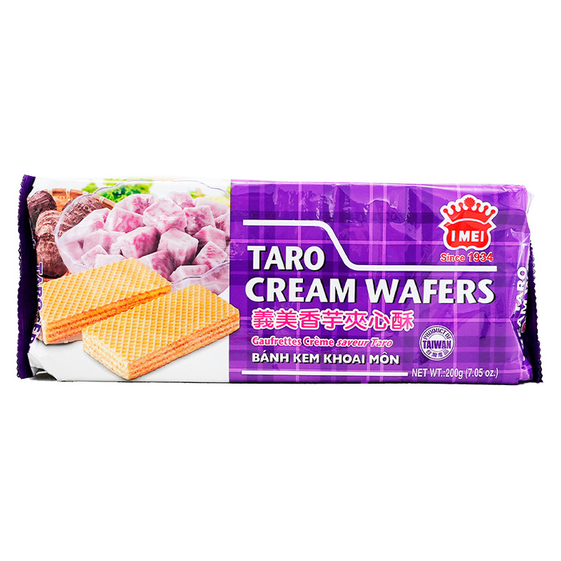 BARQUILLO DE TARO *IMEI* 義美香芋夾心酥 200G/12