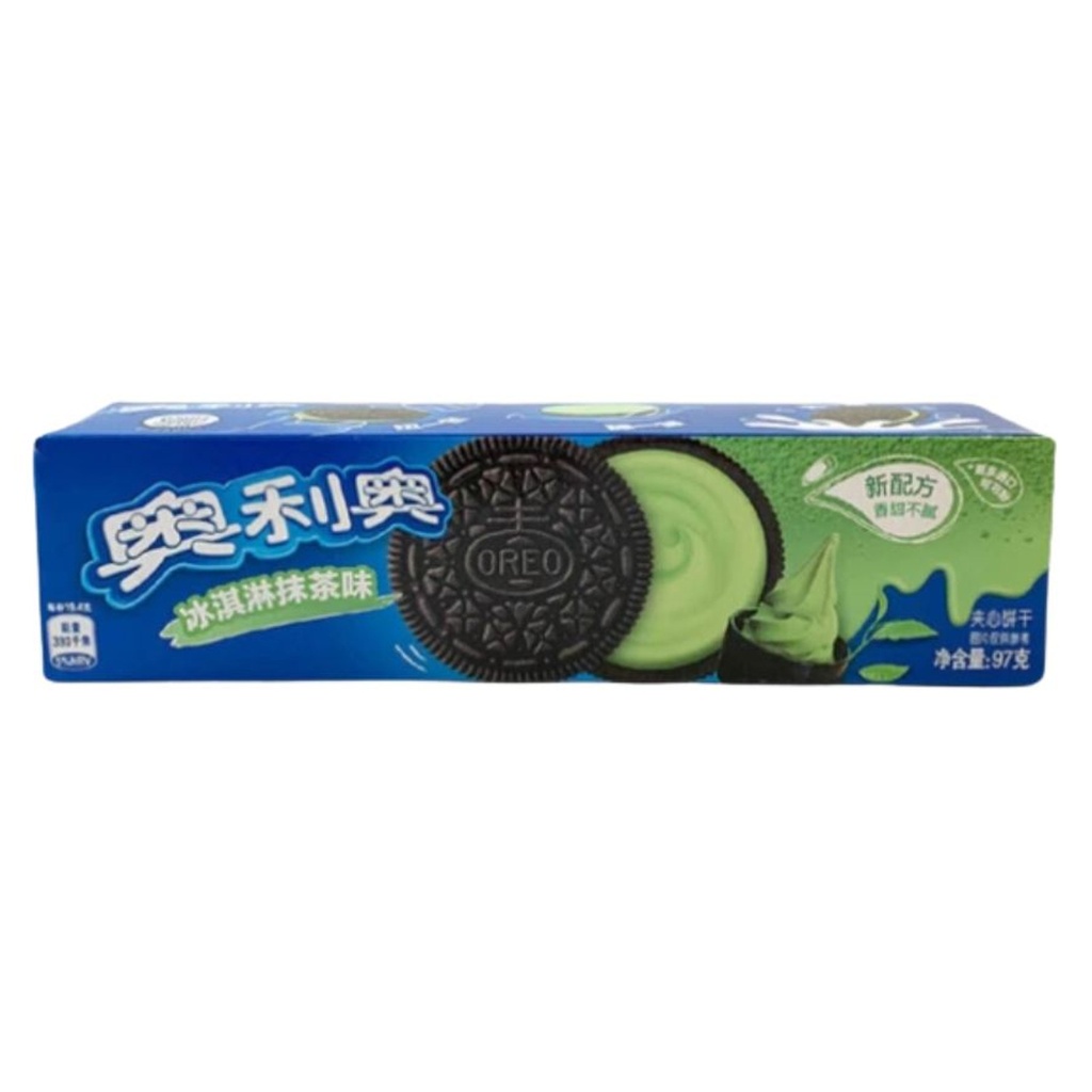 [502098/5G0445] GALLETA MATCHA *OREO* 奥利奥抹茶夹心饼干 97g/24