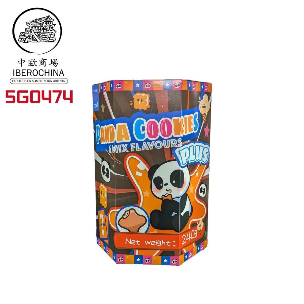 [502106/5G0474] GALLETA PANDA MIX 熊猫混合饼干 40g/6/6
