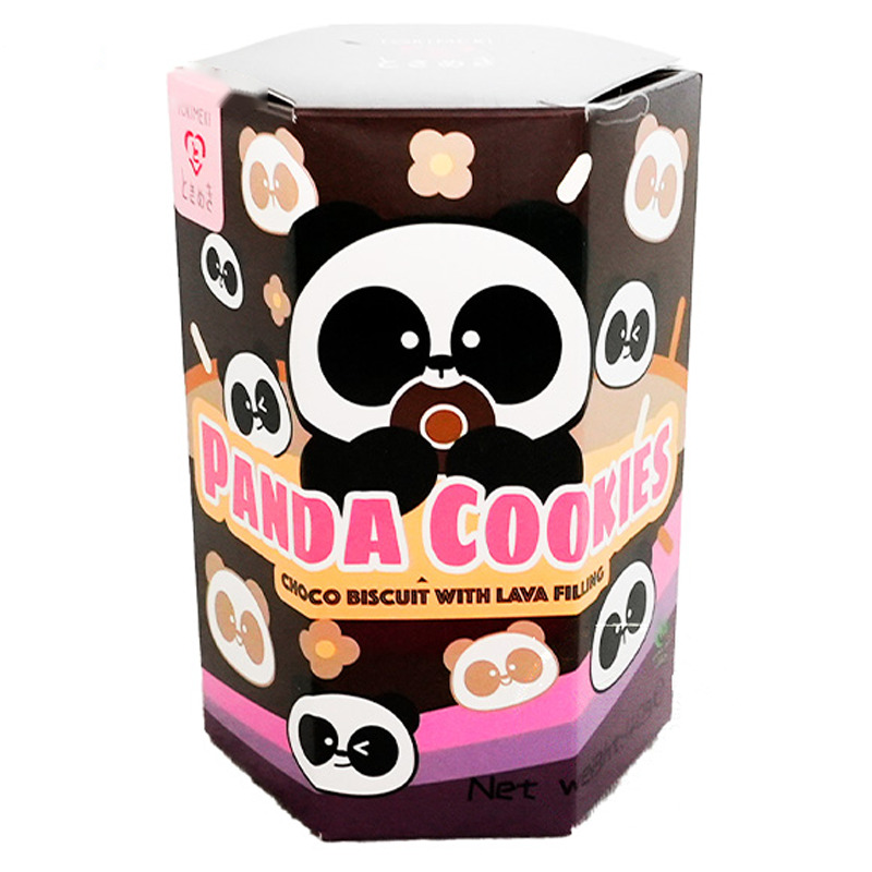 [502103/5G0477] GALLETA PANDA CHOCOLATE *TOKIMEKI* 熊猫熔岩流心饼干巧克力味 40g/24