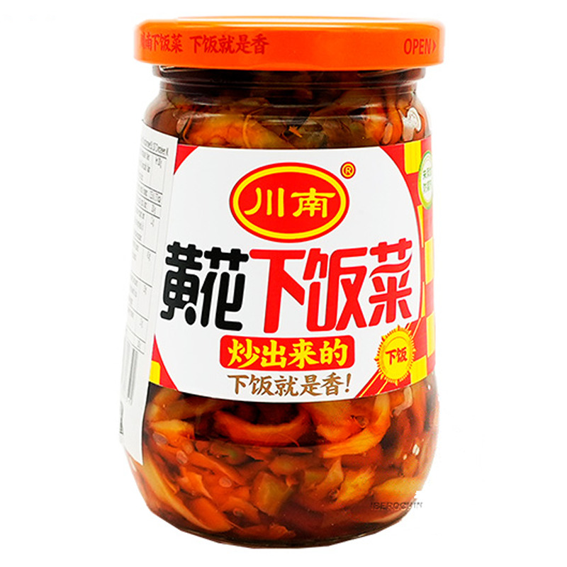 VERDURA CONSERVADA CON LIRIO *CHUANNAN*黄花下饭菜 335g/12