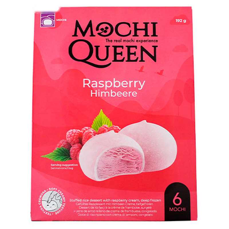 [200342/2M0004] MOCHI DELUX FRAMBUESA CONGELADO *MOCHI QUEEN* 雪后臻选冻覆盆子麻糬 210g/6u/10