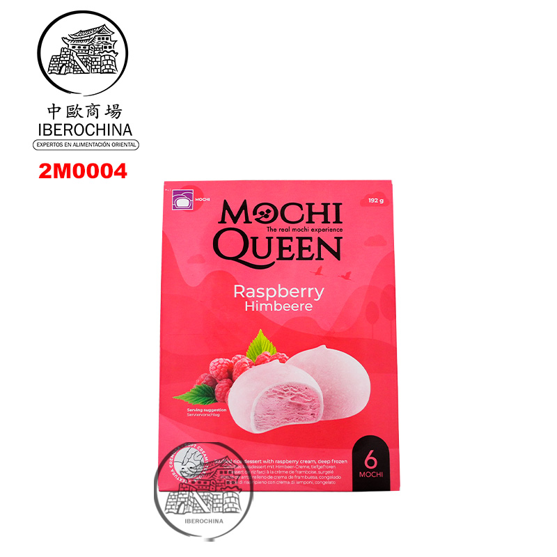 MOCHI DELUX FRAMBUESA CONGELADO *MOCHI QUEEN* 雪后臻选冻覆盆子麻糬 210g/6u/10