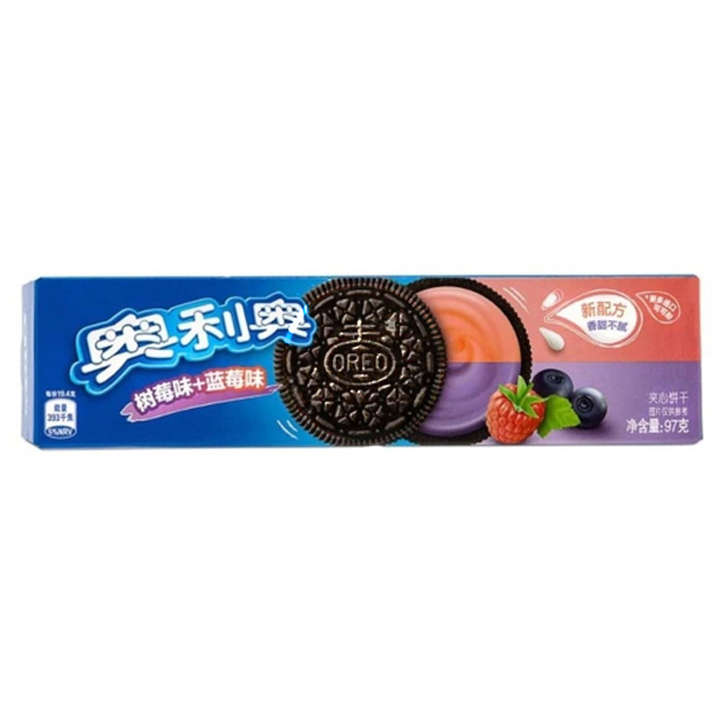 [502082/5G0490] GALLETA ARANDANO *OREO* 奥利奥蓝莓夹心饼干 97g/24