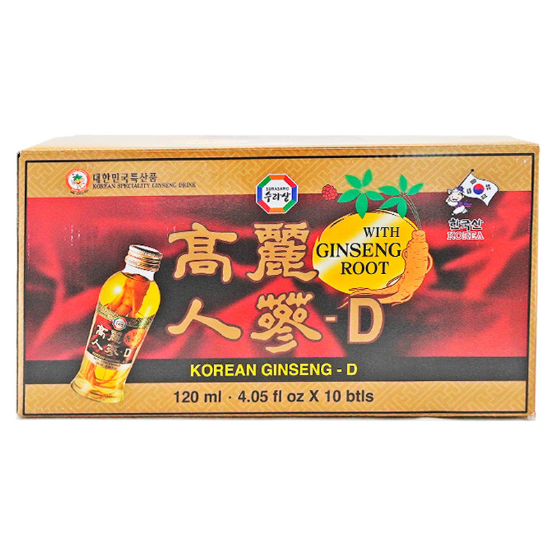 [501725/5B0030] BEBIDA GINSENG *WANG* 韩国WANG人参饮料 120ml/50