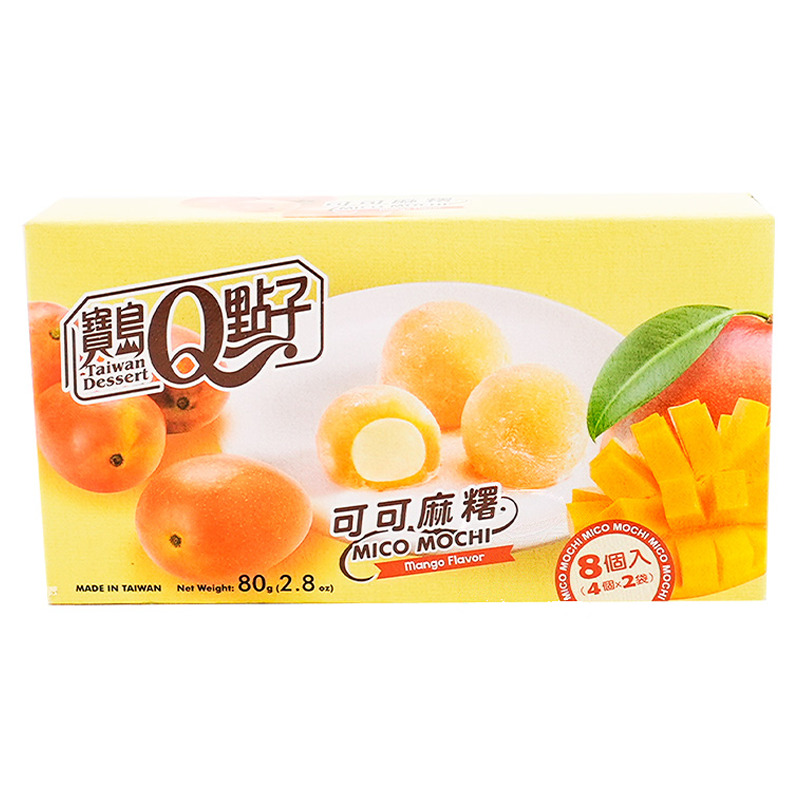 MOCHI MANGO *宝岛Q点子* 芒果麻糬 80g/24