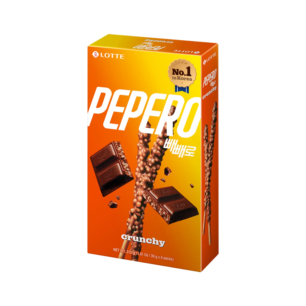 [502385/5P0780] PEPERO CRUNCHY *LOTTE* 爽脆巧克力棒 39g/40