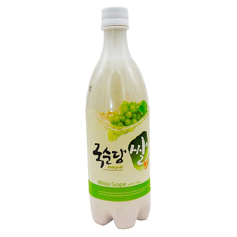 VINO ARROZ MAKGEOLLI UVA(3%) *KSD* 韩国米酒葡萄味 750ml/20