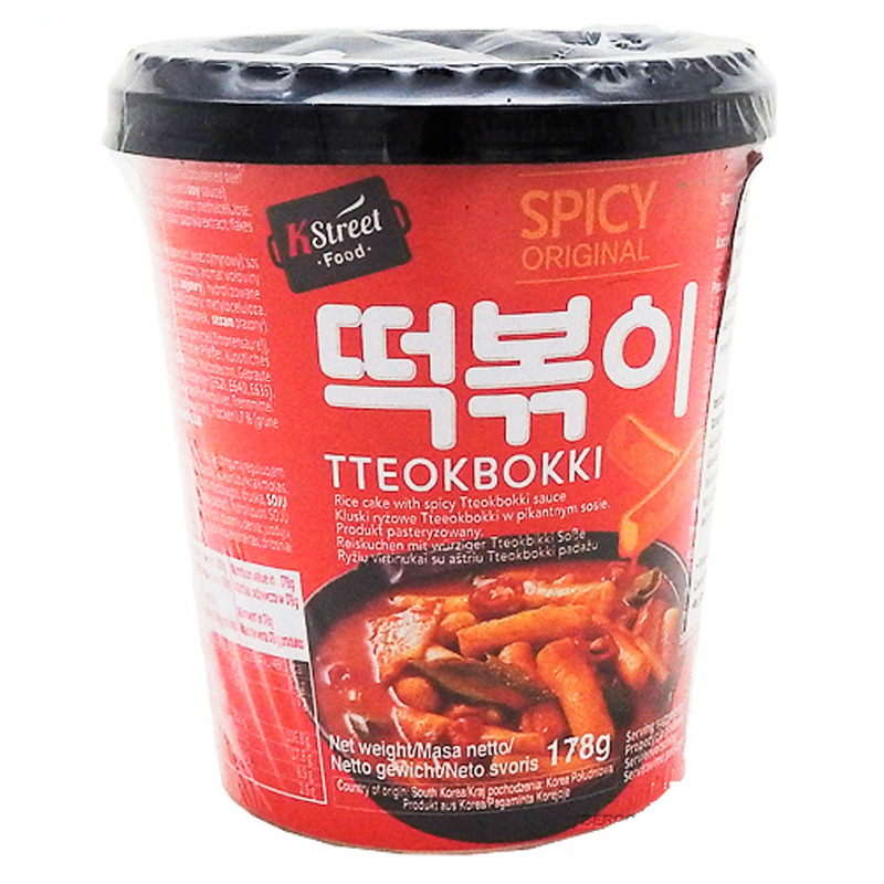 [502317/5P0659] PASTA ARROZ TOPPOKI PICANTE 韩式辣味速食年糕 178G/12