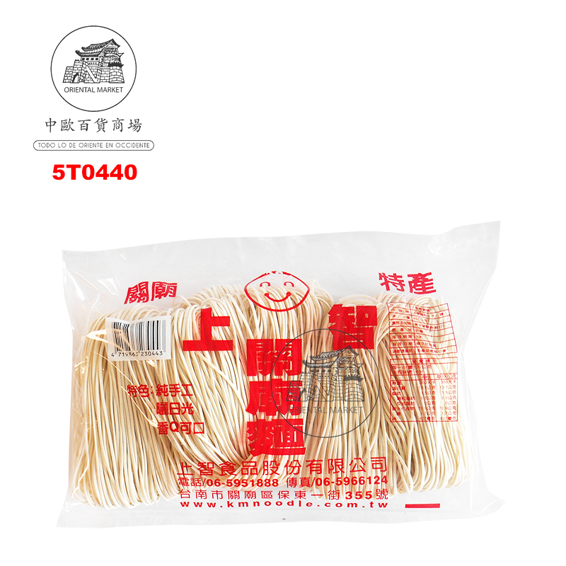 [502817/5T0440] TALLARINES GUANMIAU(透明袋) 上智关庙面 400g/20