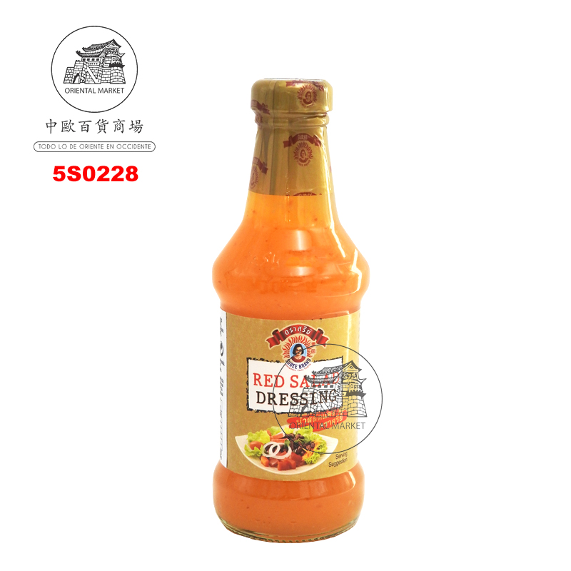 [502508/5S0228] SALSA ENSALADA ROJA *SUREE* 素丽红沙拉酱 295ml/12