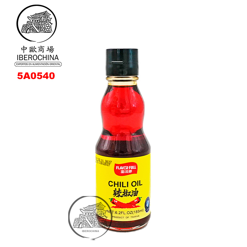[501522/5A0540] ACEITE PICANTE *FOREWAY* 富味乡辣椒油 185ml/12