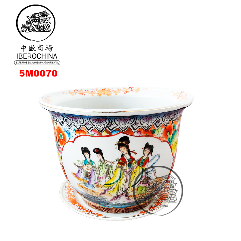 MACETERA  吋吋吋美女图花盆 1(8/10/12pulgados)