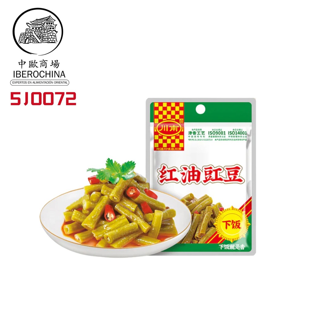 JUDIA LARGA CON ACEITE DE CHILI 红油豇豆 81g/30