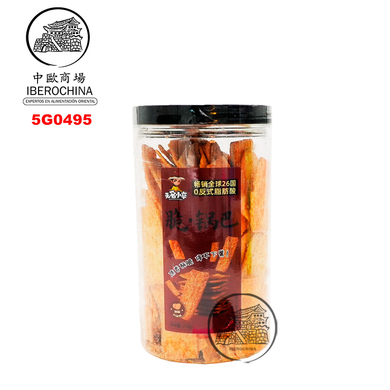 CHIPS DE MAIZ PICANTE *WUMINGXIAOZU*  无名小卒香辣味锅巴 210g/20