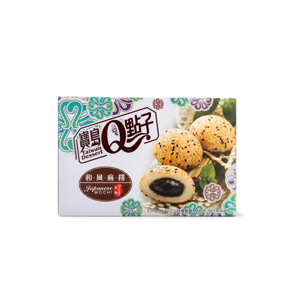 [502960/614013] MOCHI SESAMO HEFENG *宝岛Q点子* 和风芝麻麻薯 210g/24