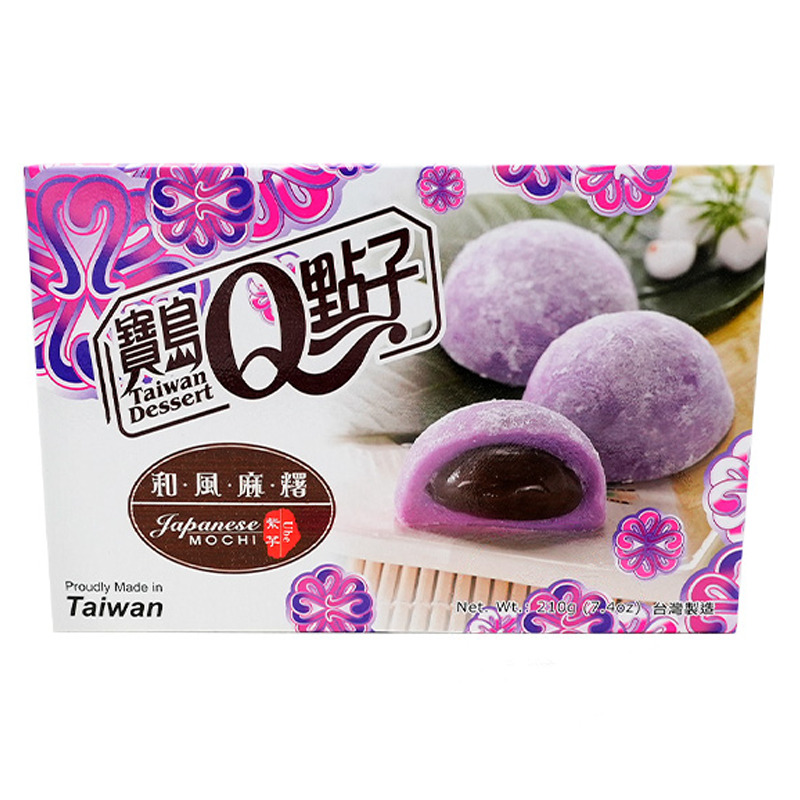 MOCHI TARO *宝岛Q点子* 和风紫芋麻薯 210g/24
