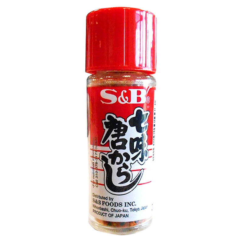POLVO 7 ESPECIAS SHICHIMI TOGAR *S&B* 日本七味粉 15g/10u/16