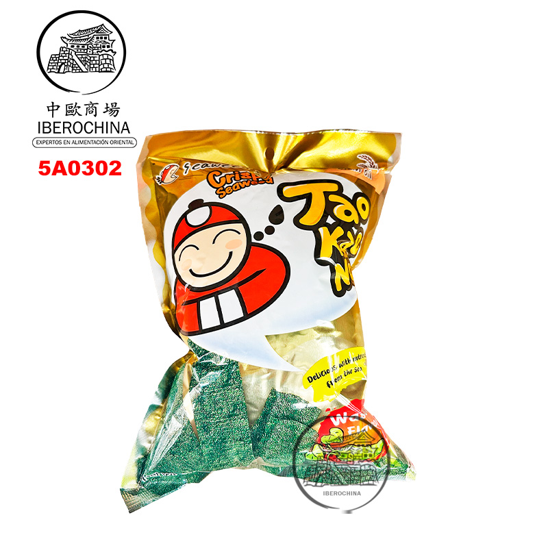 SNACK ALGA WASABI *TAOKAENOI* 小老板芥末味海苔 32g/12
