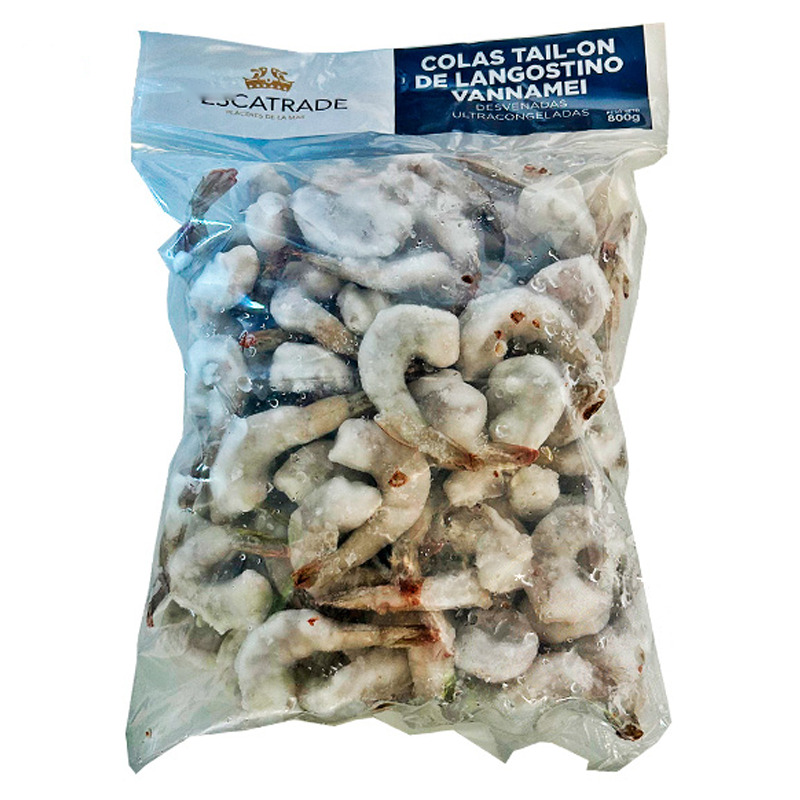 [200154/2C0124] COLA PELADA TAIL-ON (41/50) LANGOSTINO 去皮青虾 1kg/10
