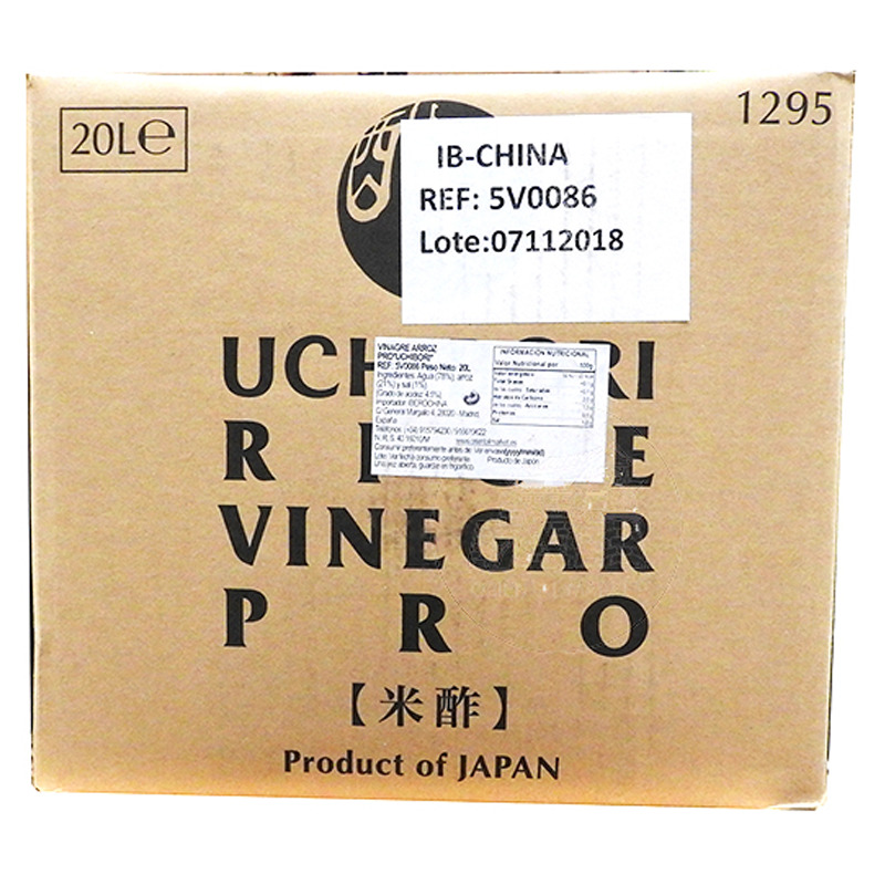 [502916/5V0086] VINAGRE SUSHI *UCHIBORI* 日本寿司米醋 20L
