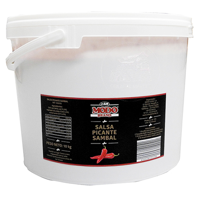 [500986/5S0235] SALSA PICANTE SAMBAL *MODO* 上品特级辣椒酱 10kg
