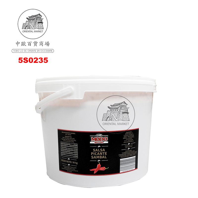 SALSA PICANTE SAMBAL *MODO* 上品特级辣椒酱 10kg